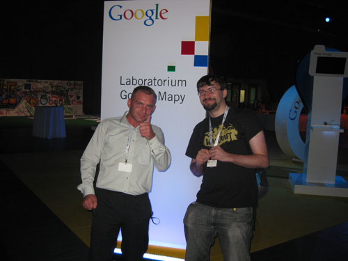 Szook Mariusz Janczuk oraz Bartek Krzemień na Google Day 2008