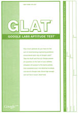 GLAT Google Labs Aptitude Test