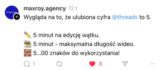 co publikować na threads